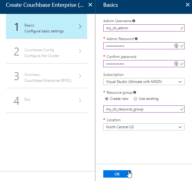 Azure step 1 - basics