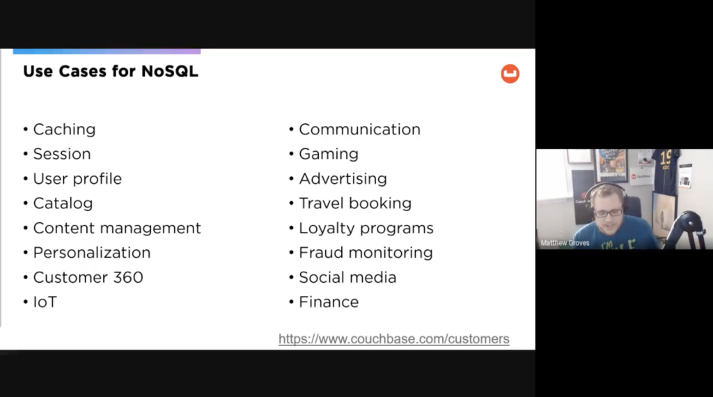 List of use cases for NoSQL databases