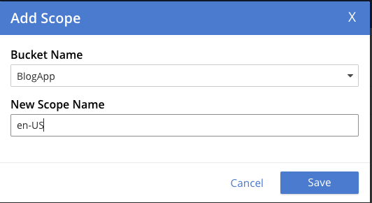 Add scope to Couchbase Kubernetes Operator